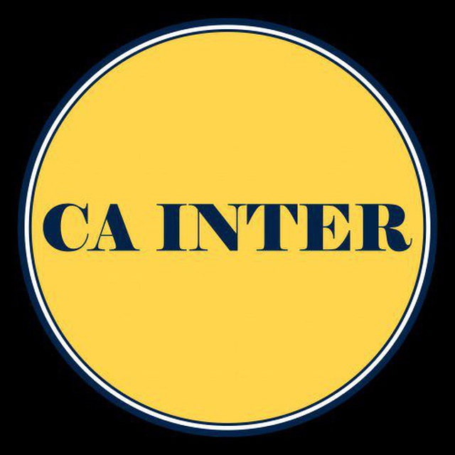 CA INTER SEPT'24 NOTES